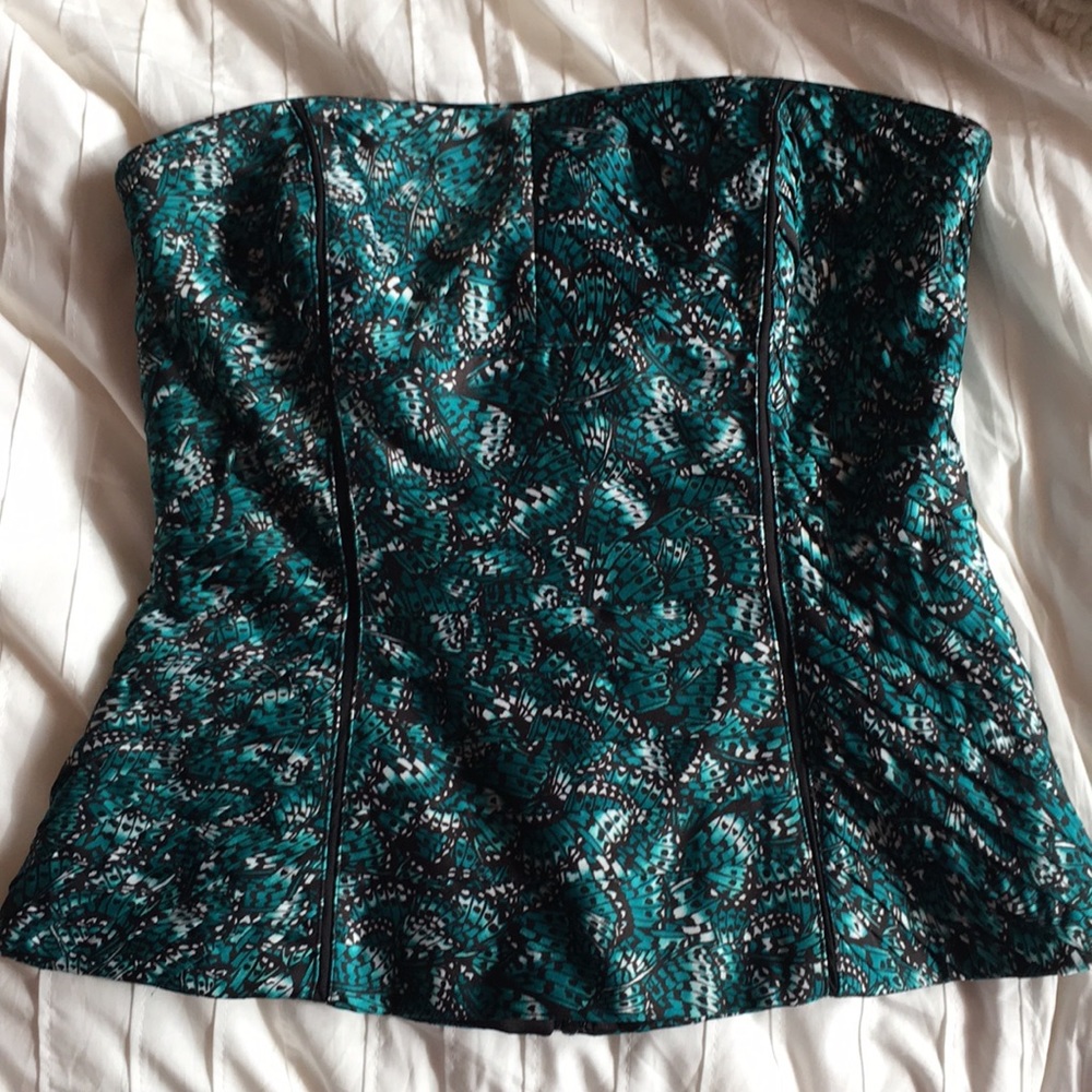 White House, Black Market Corset Top